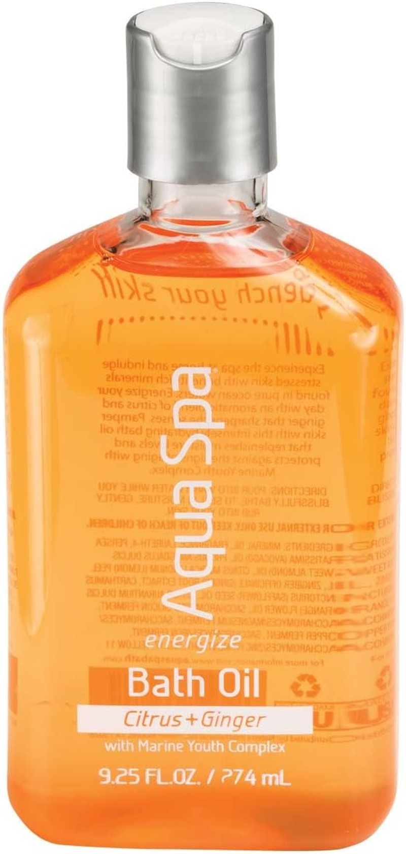 Aqua Spa Energize Bath Oil, 9.25 Fluid Ounce image number 2