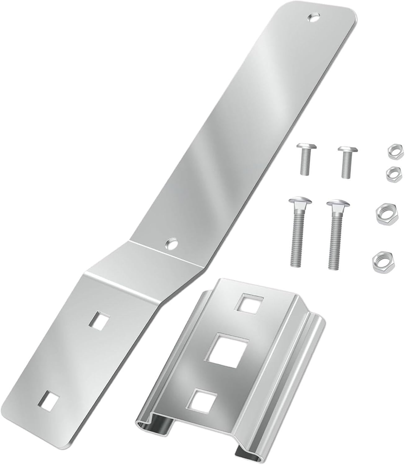 Vehicle Slow Moving Sign Mount Bracket with Bolts and Nuts Street Sign Bracket Installation Stand for Farm Vehicles Tractors image number 2