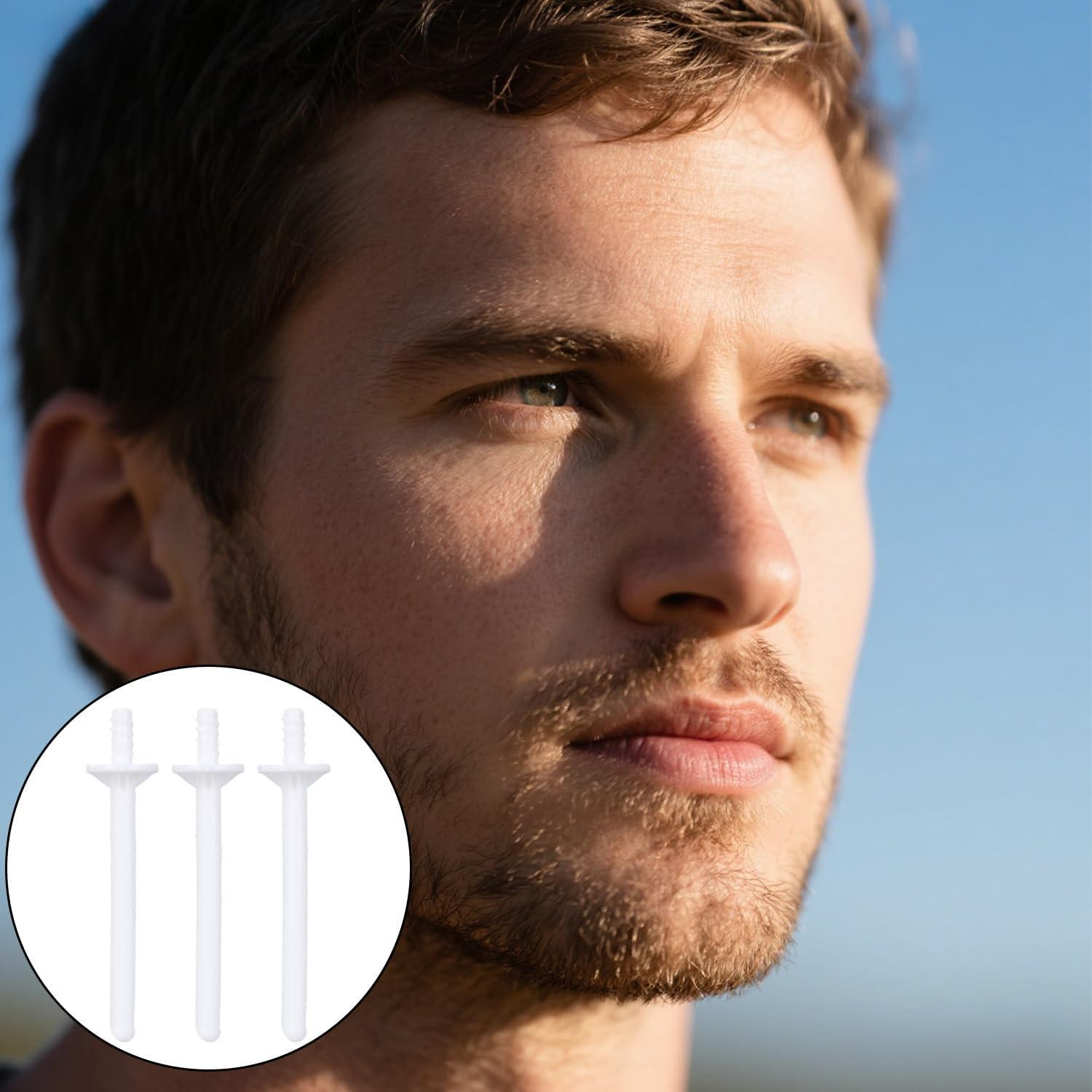 Penitue 100Pcs Nose Wax Sticks, Plastic Multifunctional Nose Hair Wax Sticks for Men Women Face Ear Nostril Hair image number 3