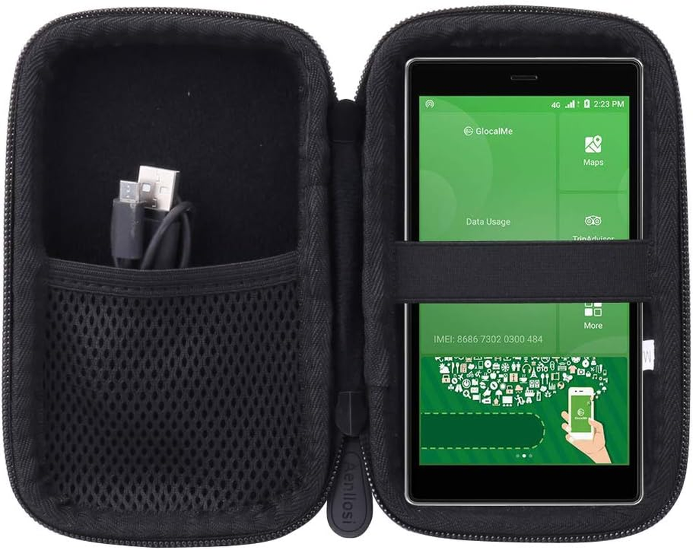 Aenllosi Hard Carrying Case for Glocalme G4 4G LTE Mobile Hotspot (Black) image number 2