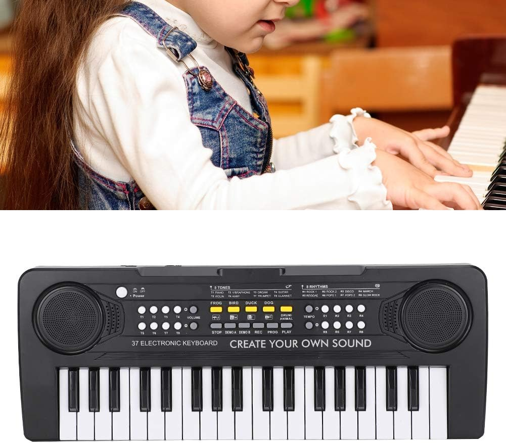 37 Keys Kids Piano Keyboard, Electric Musical Instruments Ages 3-5 Beginners Piano, Educational Instruments Toddler for Kids Ages 3 4 5 6 7 8 9 (BF-420) image number 2