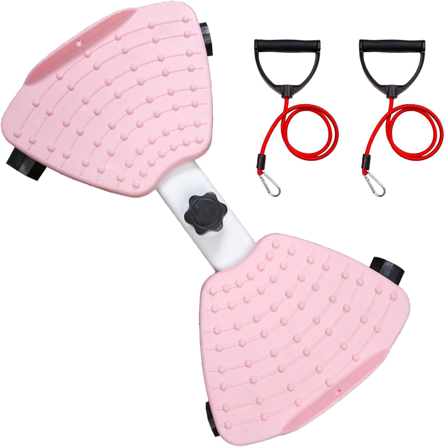 Waist Twister Machine with Resistance Bands, 300 Lbs Weight Capacity, Non-Slip Twist Board, Noiseless Ab Twister for Belly Fat Loss, Home Gym Equipment for Women/Men image number 2