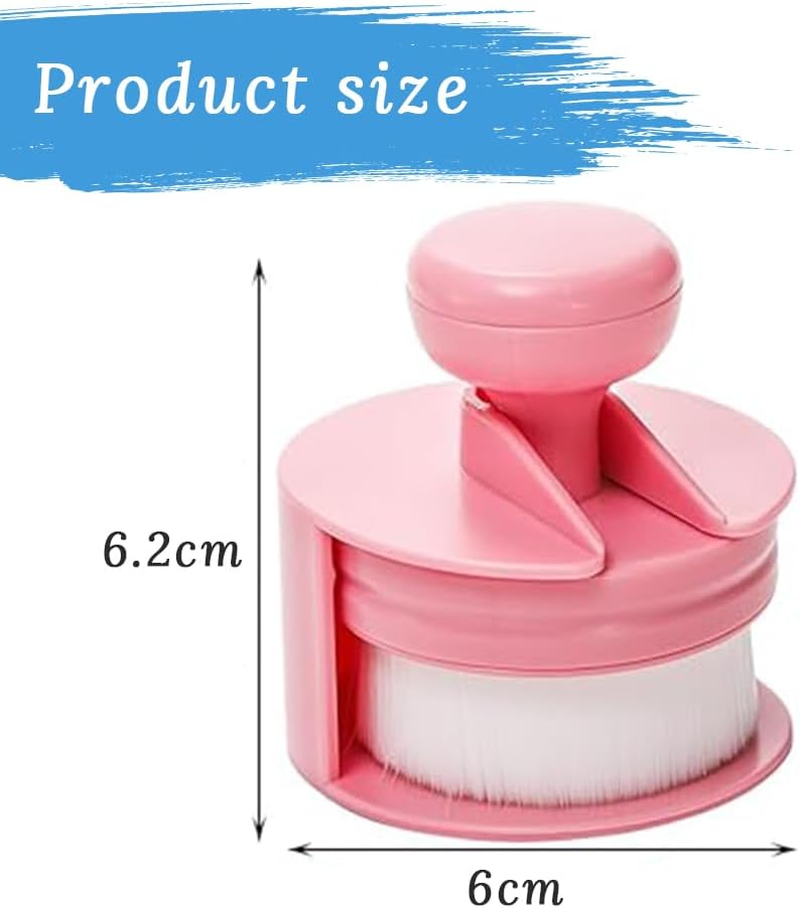 8 Color Flat Head Ink Blending Brushes, White Soft Bristle Handmade Ink Blending Brush Set, round with Colorful Handles, Suitable for Card Making, Scrapbooking, Printing, Painting and Drawing. image number 2