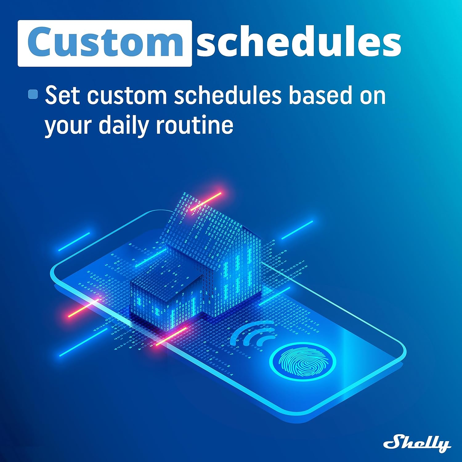 Shelly plus 1PM | Wifi & Bluetooth Smart Relay Switch with Power Measurement | Home Automation | Alexa & Google Home Compatible | No Hub Required | Wireless Lighting Control (4 Pack) image number 5