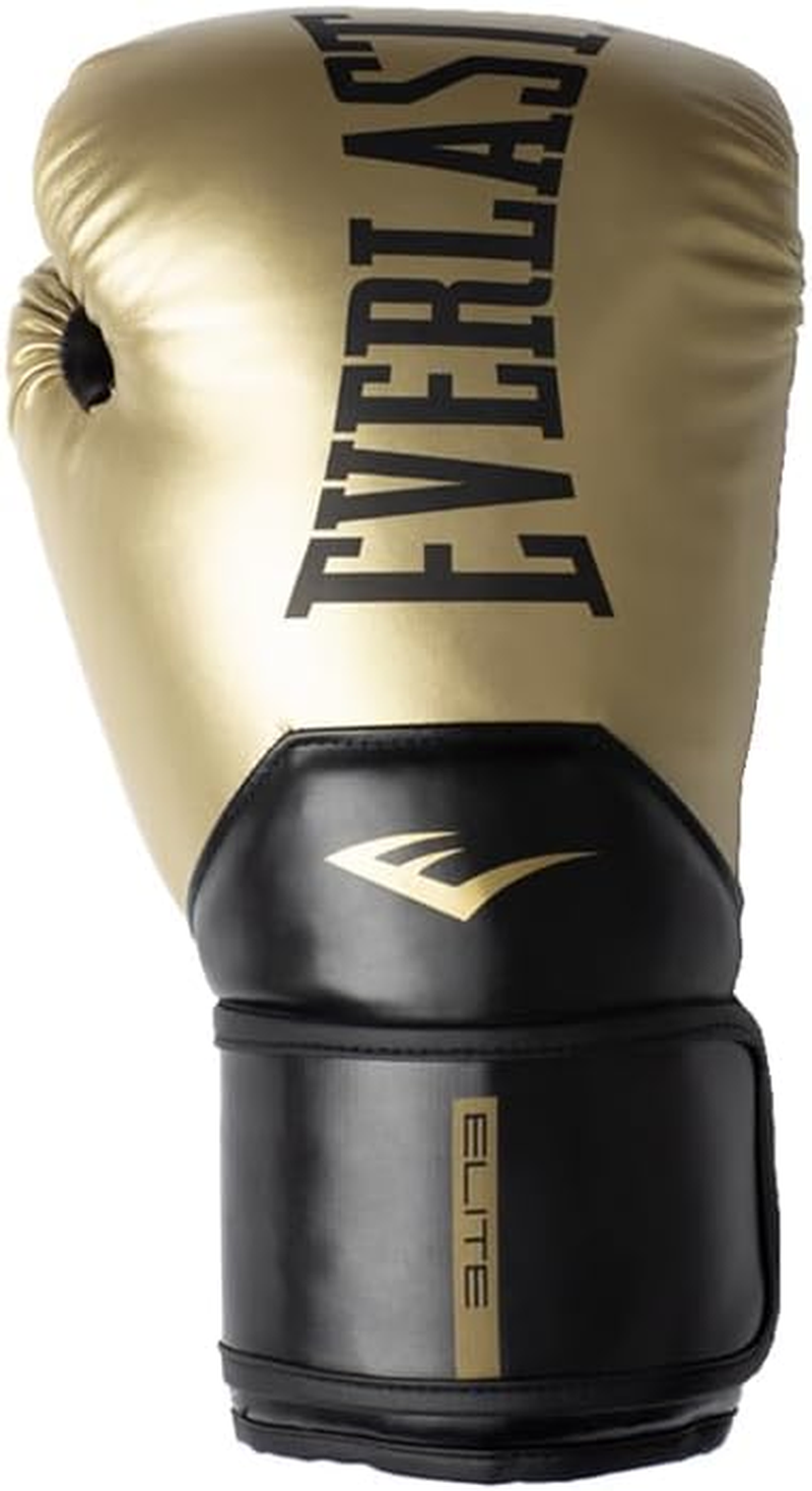 ELITE2 Boxing Gloves 12OZ, Gold/Black image number 2