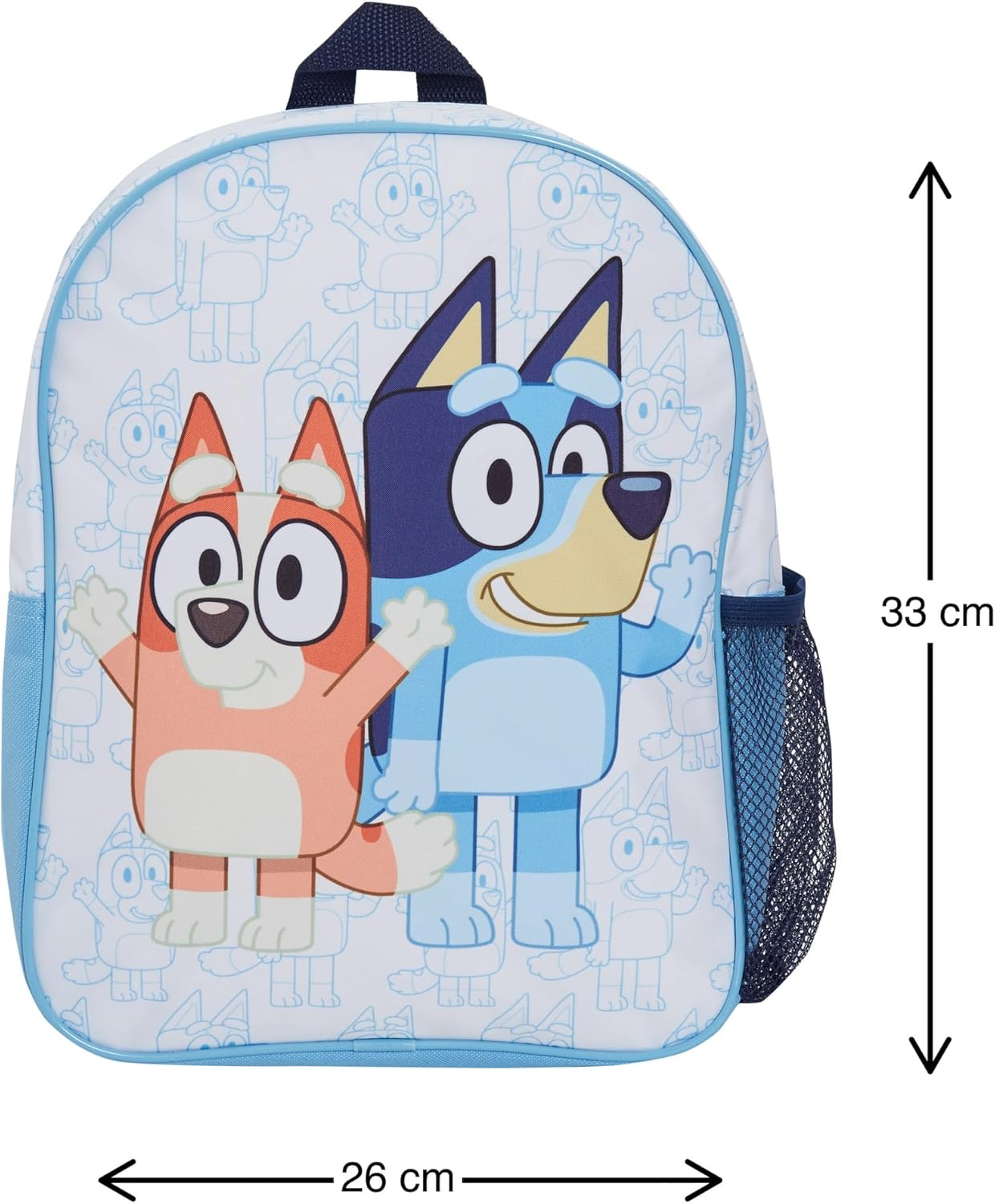 Bluey Kids Backpack for Boys and Girls Bingo Nursery School Lunch Bag Puppy Dog Backpack image number 6