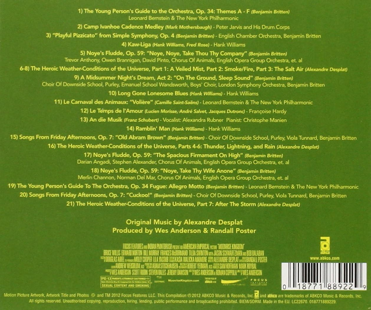 Moonrise Kingdom (Original Soundtrack)
