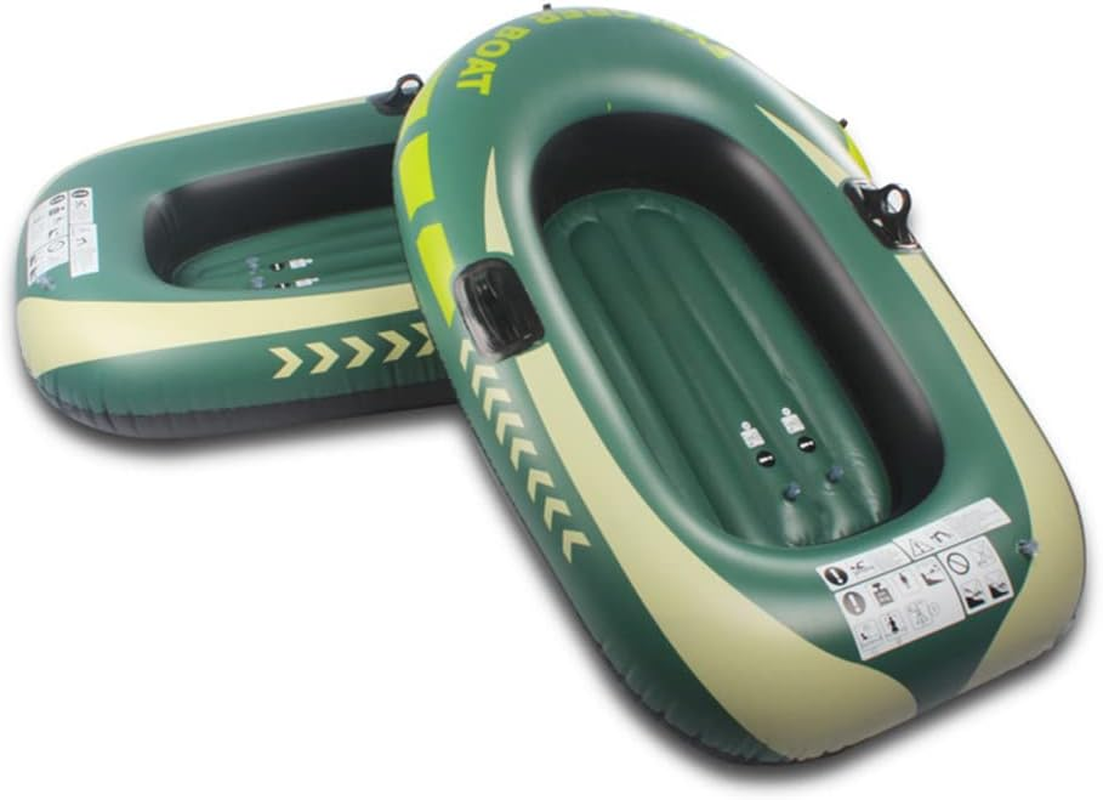 Inflatable Boat Fishing Boat Summer Fun Boat Canoe Kayak for One Person image number 5
