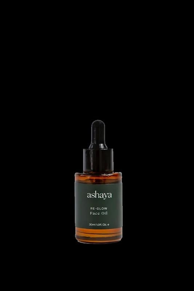 Ashaya Re-Glow Face Oil &ndash; Nourishing Botanical Blend with Prickly Pear, Bakuchiol & Evening Primrose &ndash; 30Ml