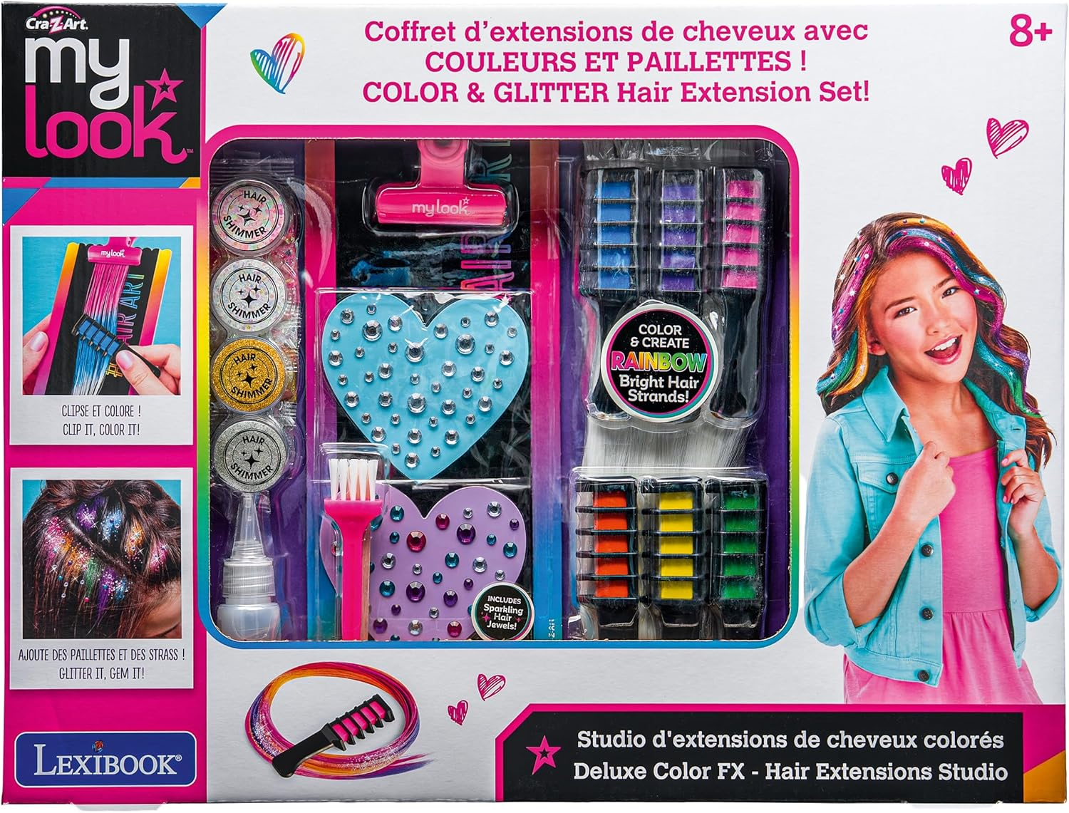 Lexibook Deluxe Color FX Hair Extensions Studio image number 6