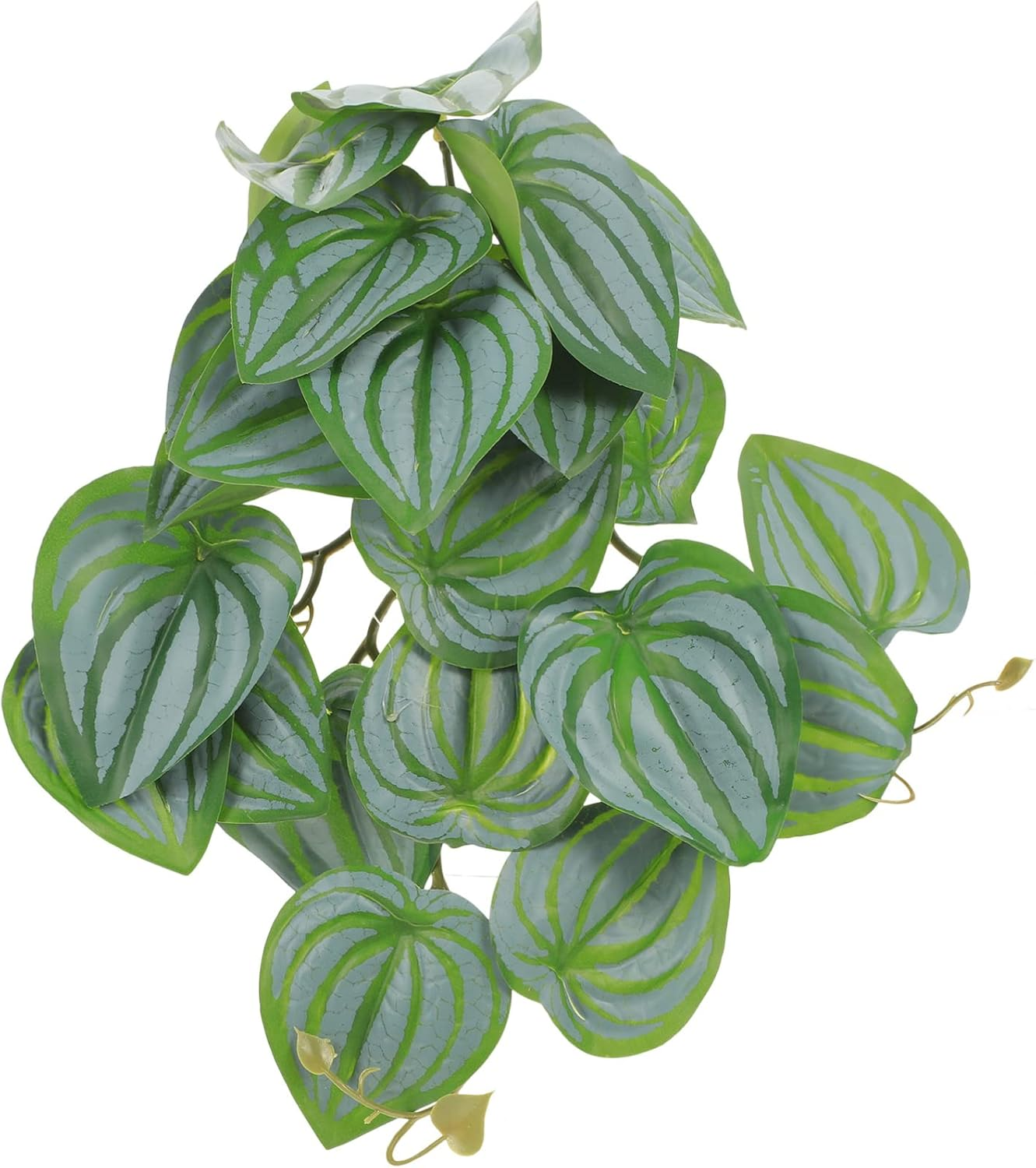 Mipcase Reptile Plant Fake Terrarium Plants: Reptile Aquarium Decoration Artificial Turtle Terrarium Leaves - Reptile Tank Accessories for Bearded Dragons Lizards Geckos