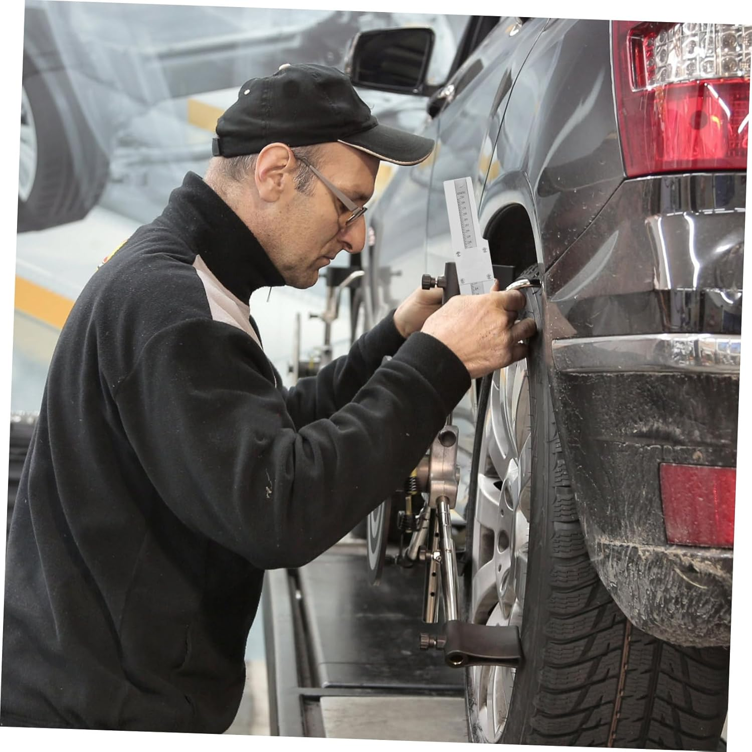 VINTORKY Auto Meter Gauge Set Tire Tread Depth Gauge Precision Measurement Tool image number 6