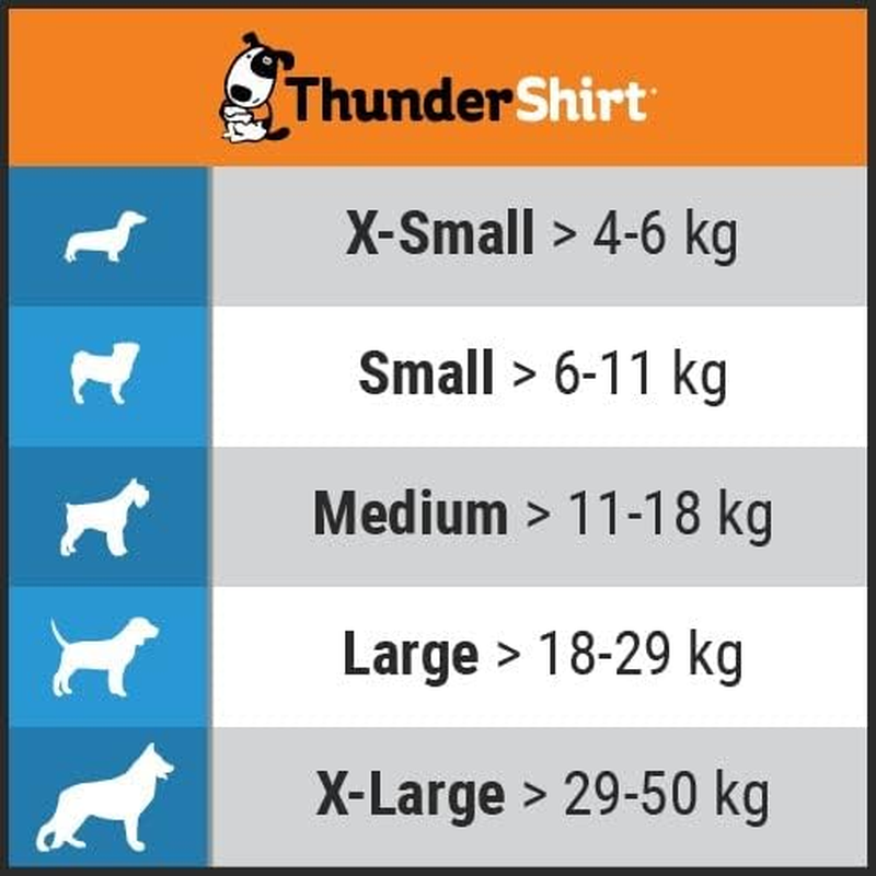 Thundershirt: Calming Jacket for Dogs, Instant Natural Relief for Anxiety, Fireworks, Travel, Thunder - Grey Jacket 5 Sizes L image number 3