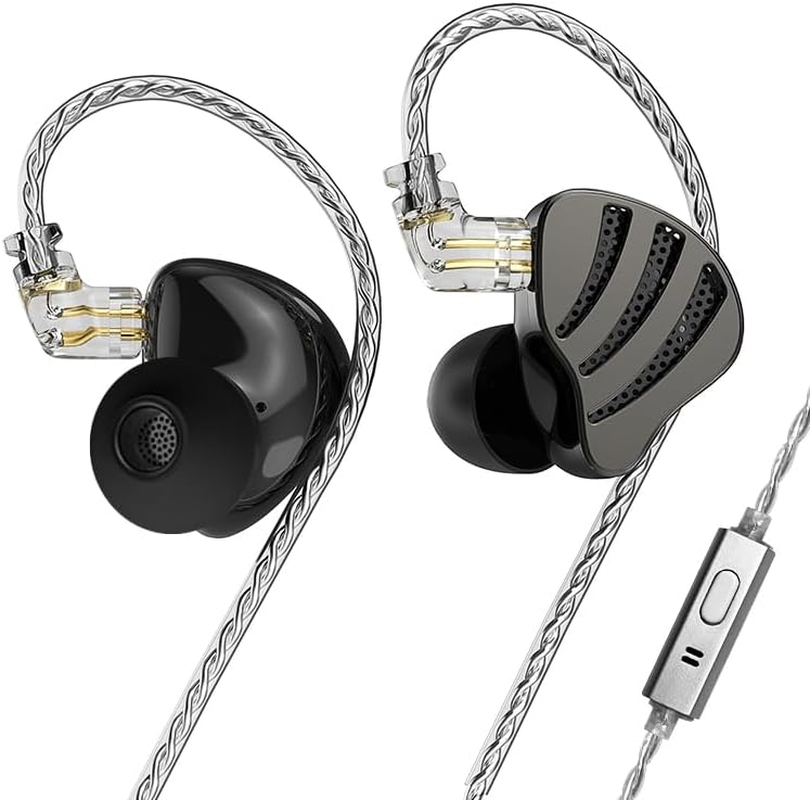 Hifi Kingdom Nd-Nice Hybrid (1DD+1BA) Wired In-Ear Monitor Black with Mic image number 3