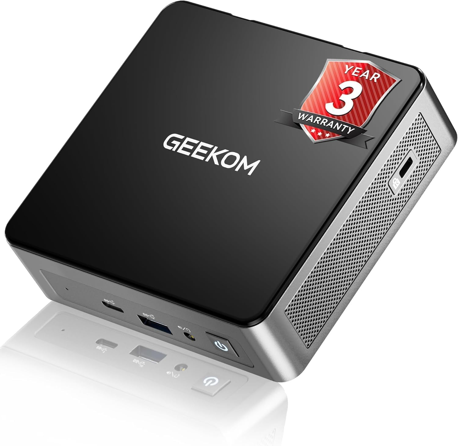 GEEKOM Air12 Mini PC (3-Year Quality Support) Intel Alder Lake N95, 16GB DDR5 512GB Nvme SSD Mini Desktop Computer, HDMI 2.0+Minidp 1.4+USB-C, SD Slot, Wifi 6, Gigabit LAN, VESA for Home & Office image number 6