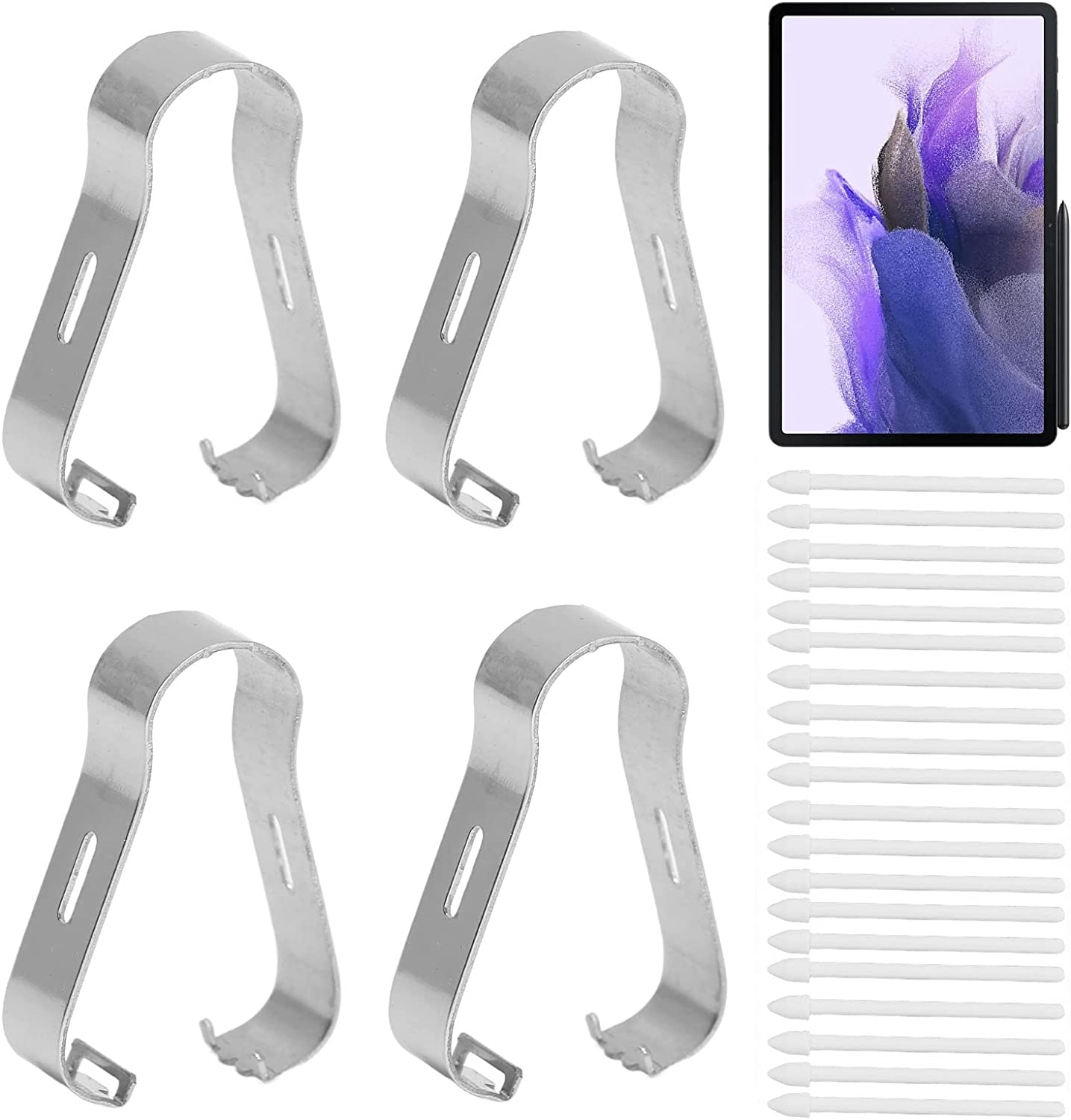 4 Packs Stylus Pen Tips For, High Sensitivity Touch Stylus Pen Nibs for Tab S6 S7 S7+ for Note10 for Note20 (White)