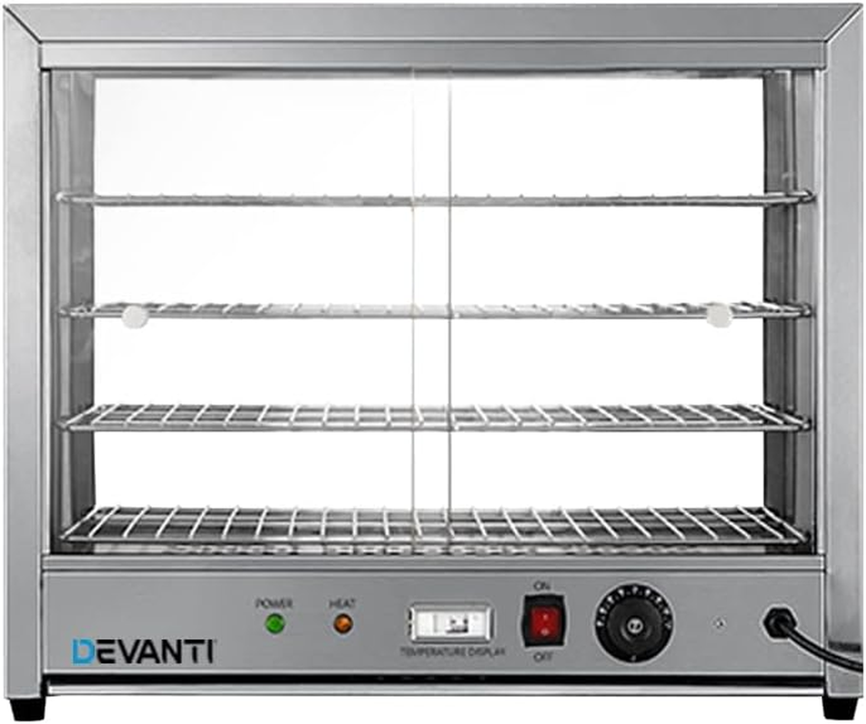 Commercial Food Warmer Hot Display Showcase Cabinet 64Cm Restaurant Catering image number 1