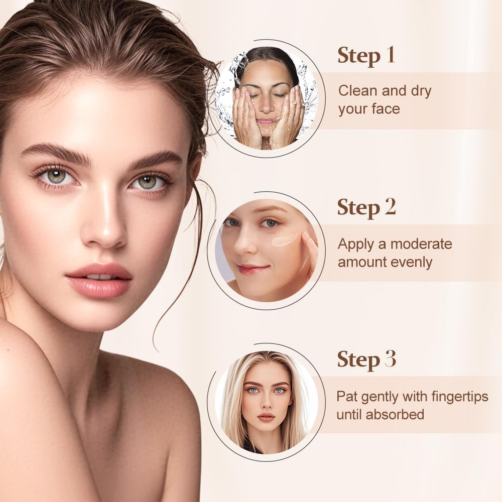 Colored Clay CC Undereye Corrector, under Eye Concealer Color Corrector for Dark Circles with Three Brushes, Hydrating Concealer (Orange) image number 1