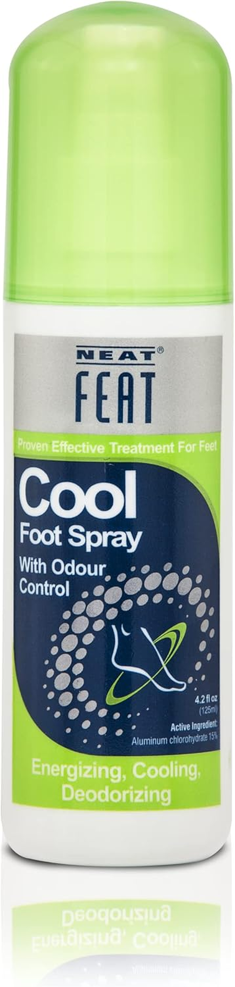 Neat Feat Cool Foot Spray 125 Ml, Green image number 1
