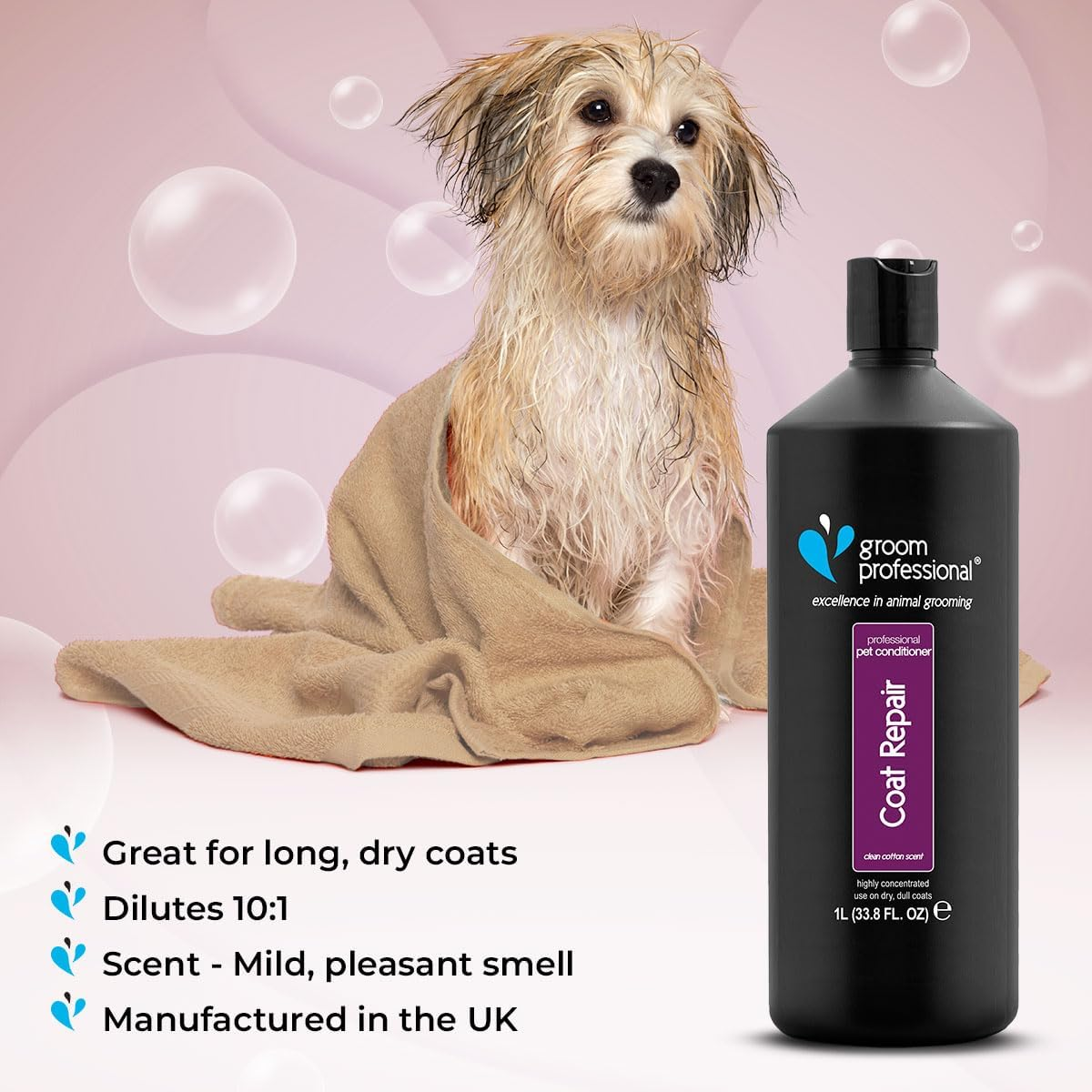 Groom Professional Coat Repair Conditioner, 1 Litre image number 2