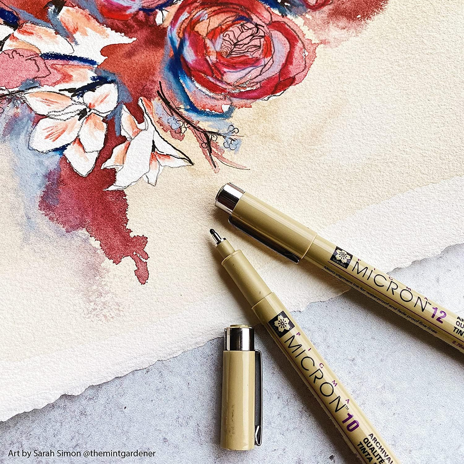 SAKURA Pigma Micron Pens (Set of 3),Black image number 6