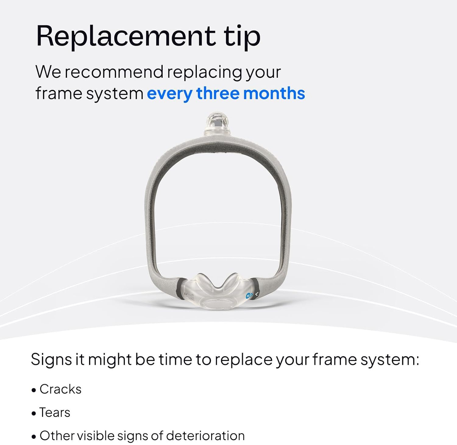 Resmed Airtouch N30I Frame System (Without Headgear) - Standard Frame/Medium Cushion image number 1