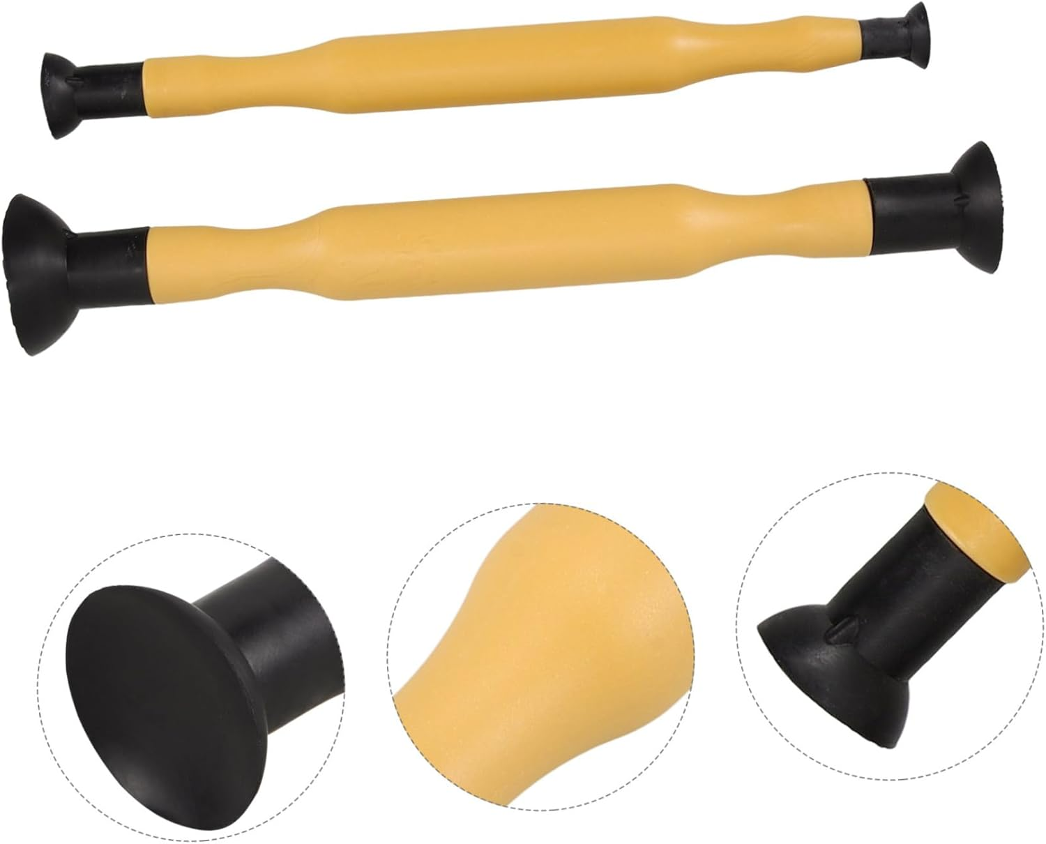 TIDTALEO 2Pcs Manual Engine Valve Grinding Tool Pneumatic Valve Repair Stick for Automotive and Motorcycle Maintenance Compact Design for Go Repairs image number 3