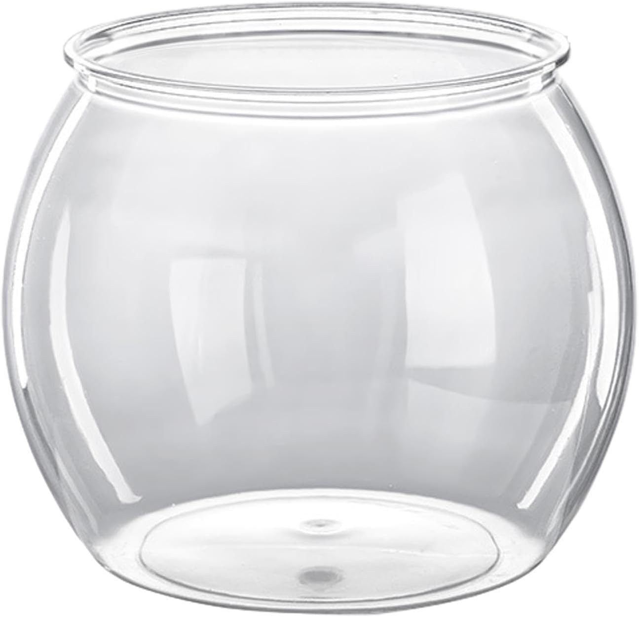 Fish Tank Bowl - Terrarium round Tank, Clear Bubble Bowl | Betta Fish Tank Plant Pot with 360 Viewing Design, Shatterproof Pet Fish Enclosure Display Bowl for Desktop Home Offices, 27.94X24.38Cm image number 4