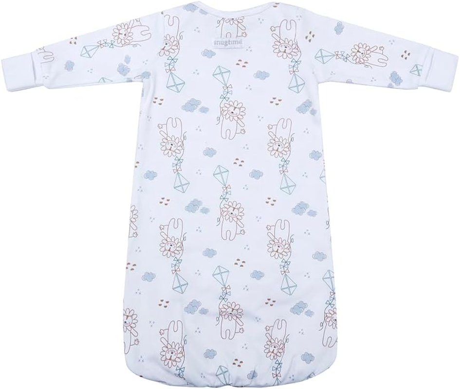 Snugtime Lion Print Long Sleeve Sleeping Bag for Newborn Baby, Size 000 image number 4