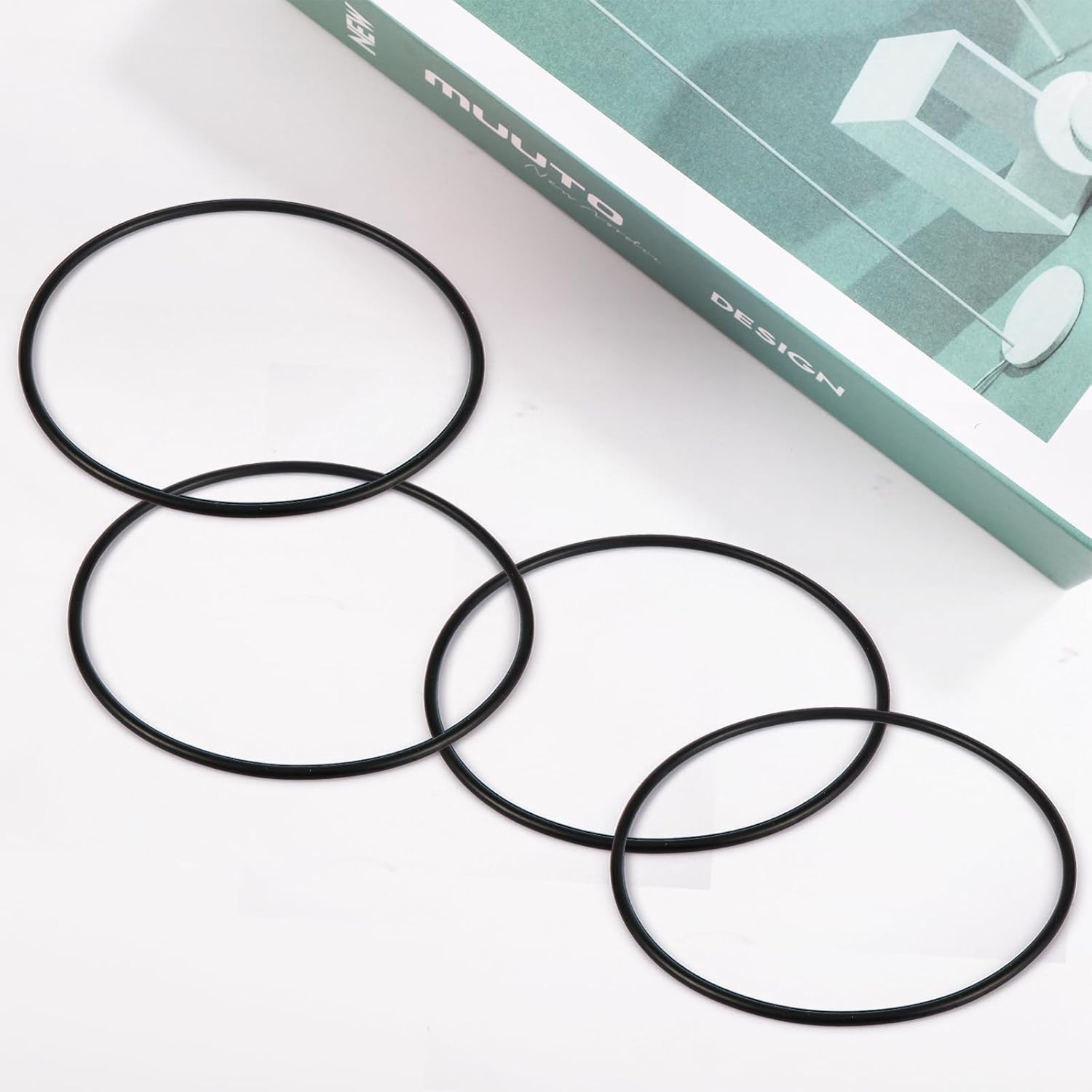 Pool Filter O-Ring 4 Pieces Pool Filter O-Ring Replacement for 154493 for Pentair Pacfab Tagelus Triton C-3 Sand Filters image number 1