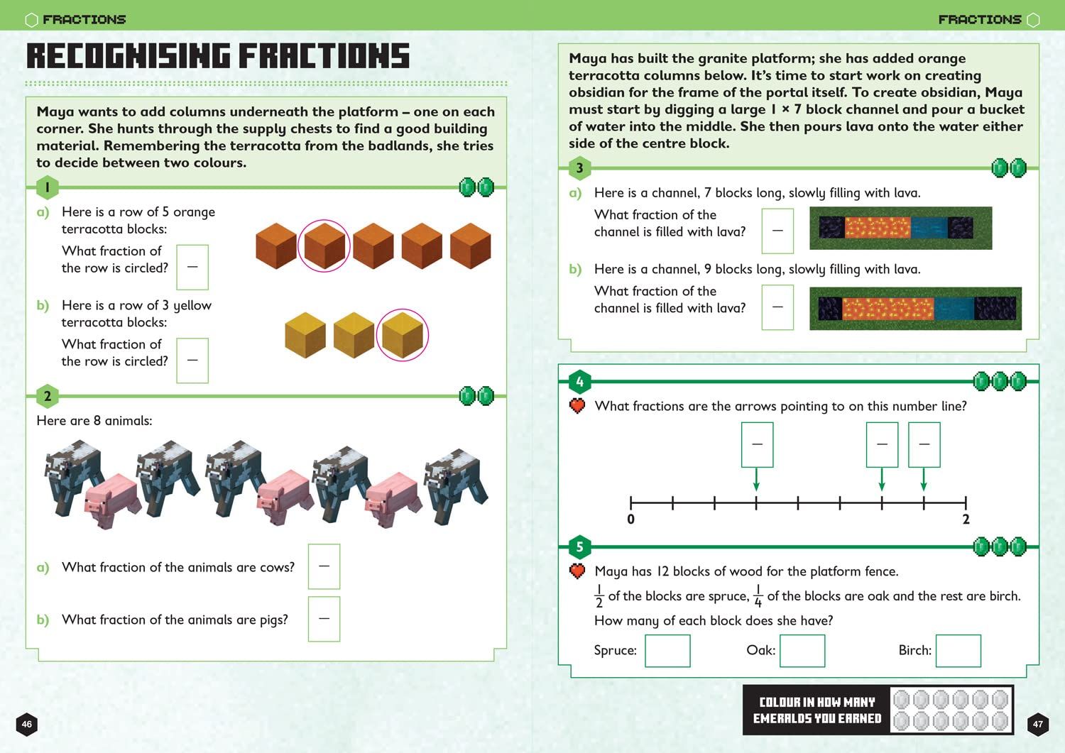 Minecraft Maths Ages 7-8: Official Workbook image number 4