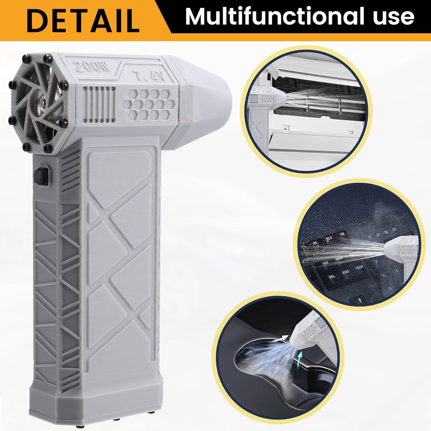 Xioaue Vacuum Hairdryer Accessory Removable Turbojet Blower Adapter X3 Handheld Turbofan image number 6