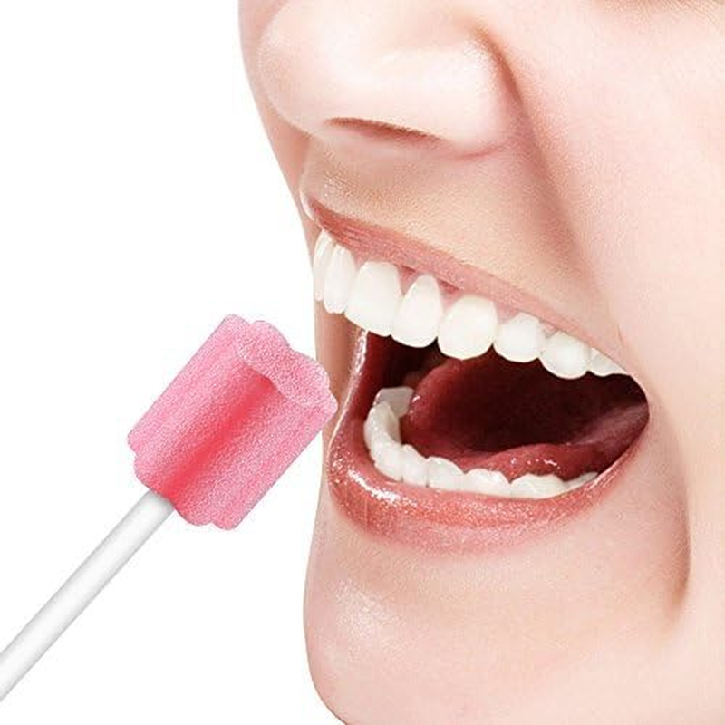Wellgler'S Oral Care Swabs Disposable- Pink 100 Counts image number 1