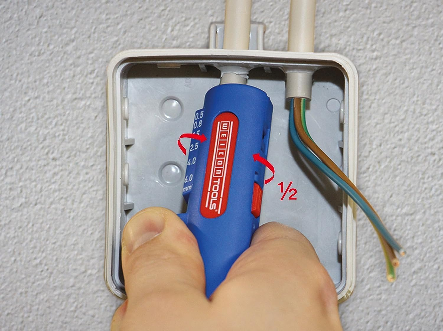 WEICON TOOLS Quadro Stripper No. 16 | 4-In-1 Stripper from 8.0-13.0 Mm Cable image number 2