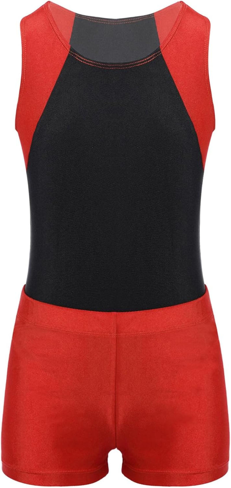 Loodgao Kids Boys Gymnastics Outfits Ballet Dance Leotards Tank Top and Shorts Set Tumbling Suit Workout Dancewear