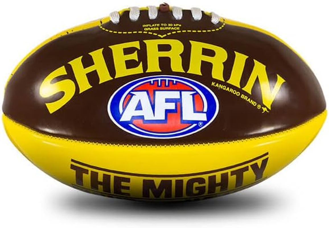 Sherrin Hawthorn Hawks AFL Team Softie Football, Size 20Cm image number 1