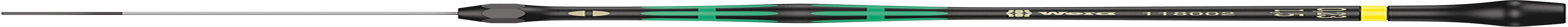 Wera 2052 Micro Ball End Hex Precision Screwdriver, 2.5 Mm Tip Size, 60 Mm Length