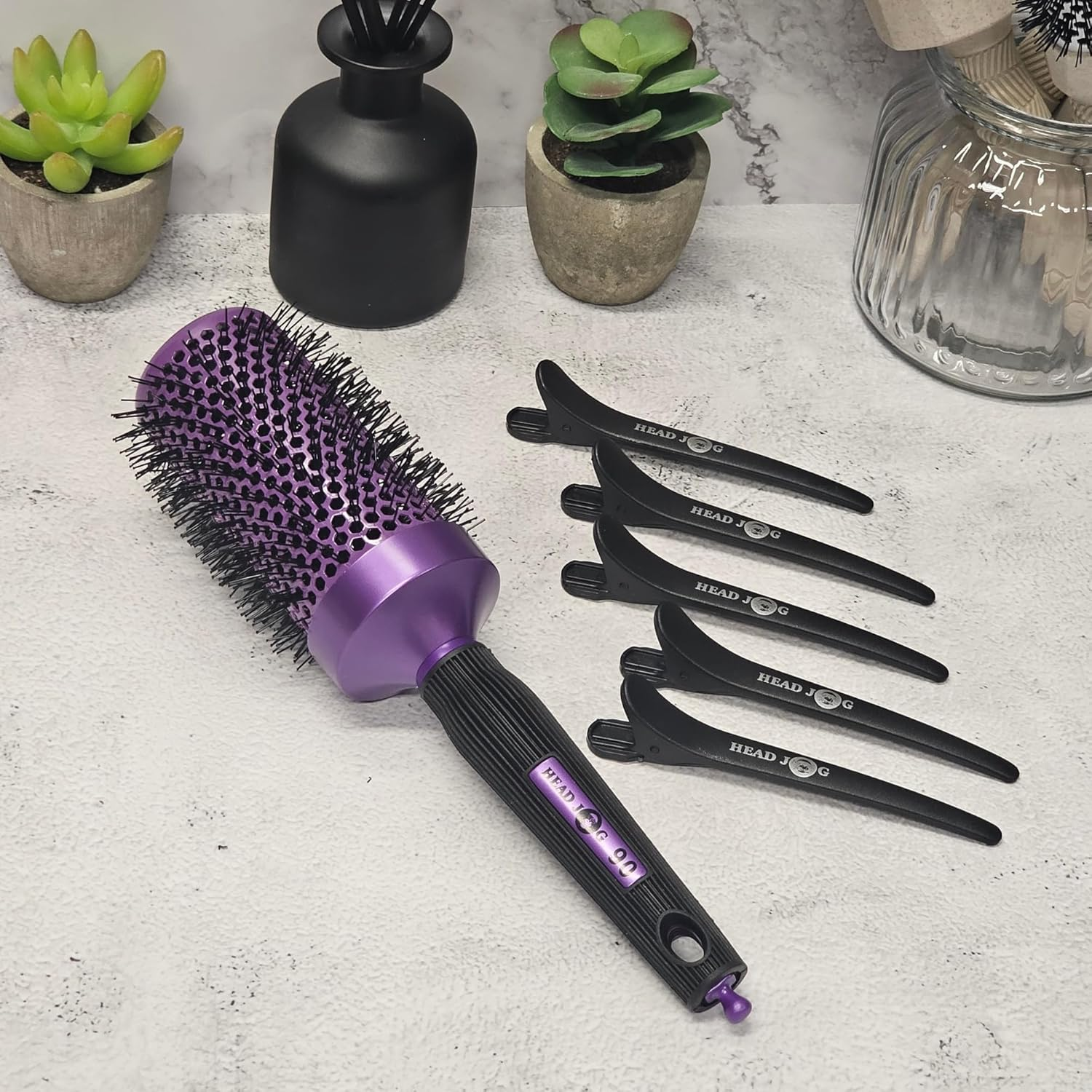 Head Jog 90 Purple Ceramic Radial Brush 50Mm image number 6