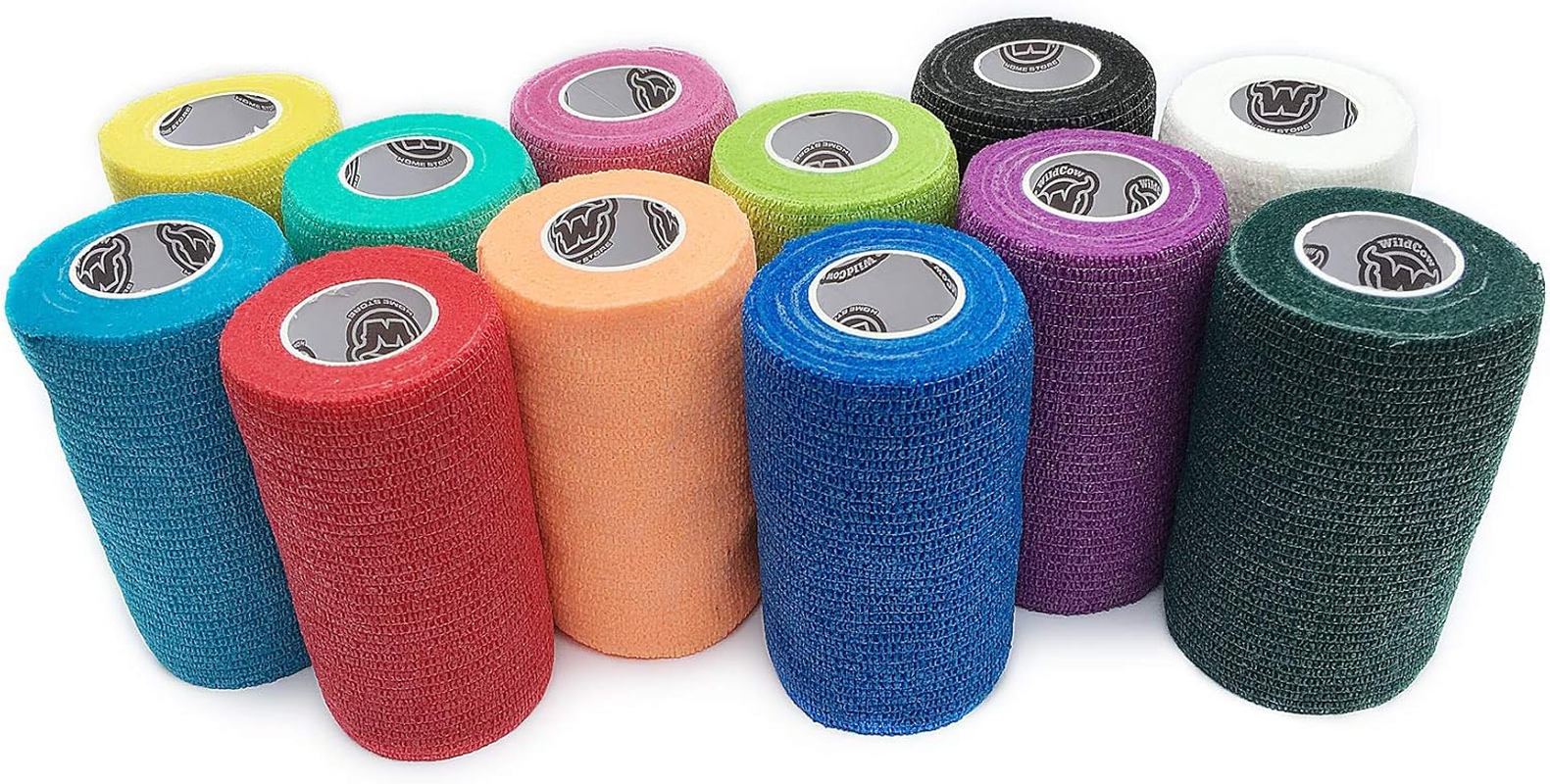Wildcow Vet Wrap Bulk 4 Vet Tape Wrap Bandages Assorted Colors (Pack of 12) image number 6