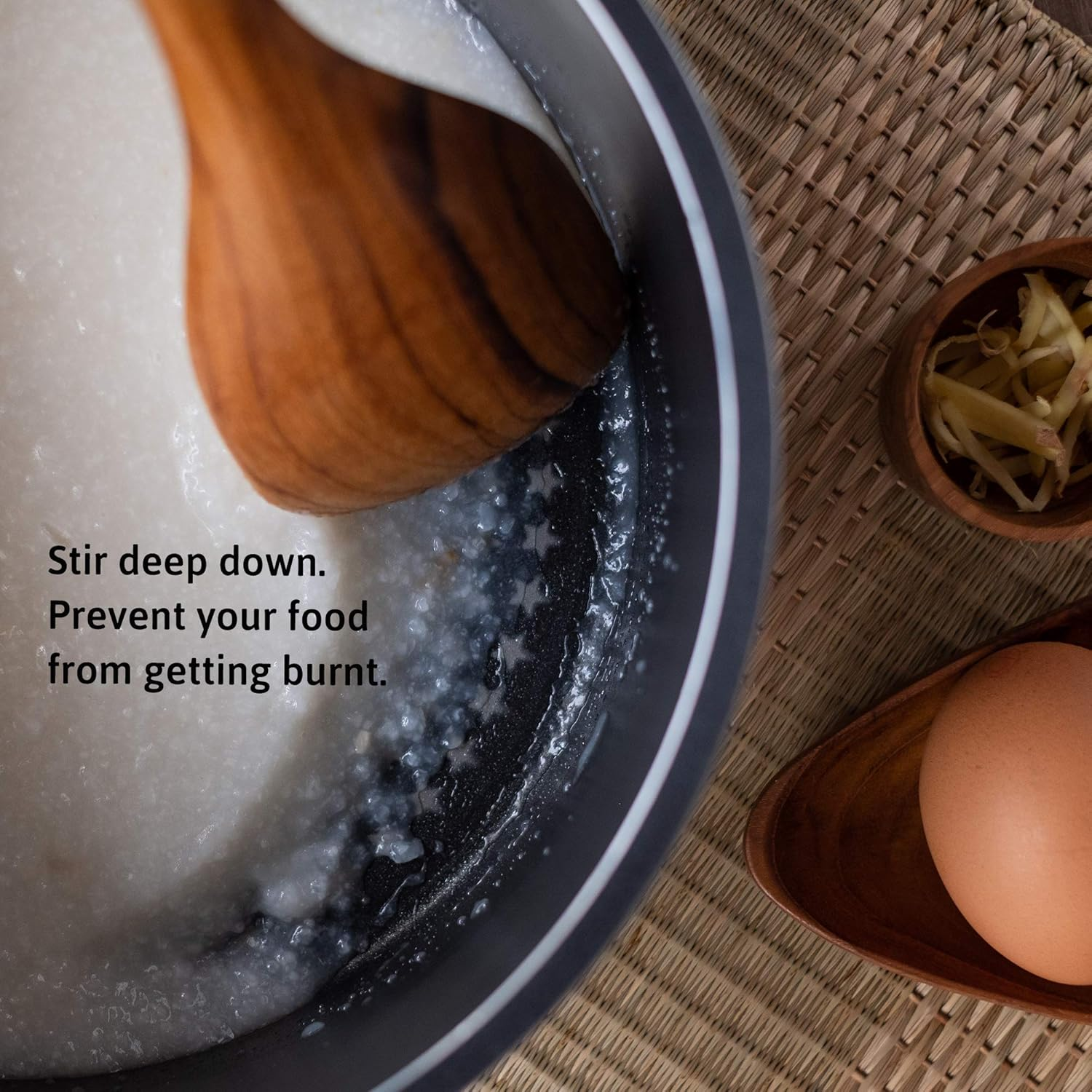 FAAY Teak Wooden Utensils, Healthy Spoon and Spatula Handcraft from High Moist-Resistance Teakwood for Non Stick Cookware (Corner Spoon - Right Hand) - Corner Spoon - Left Hand image number 6