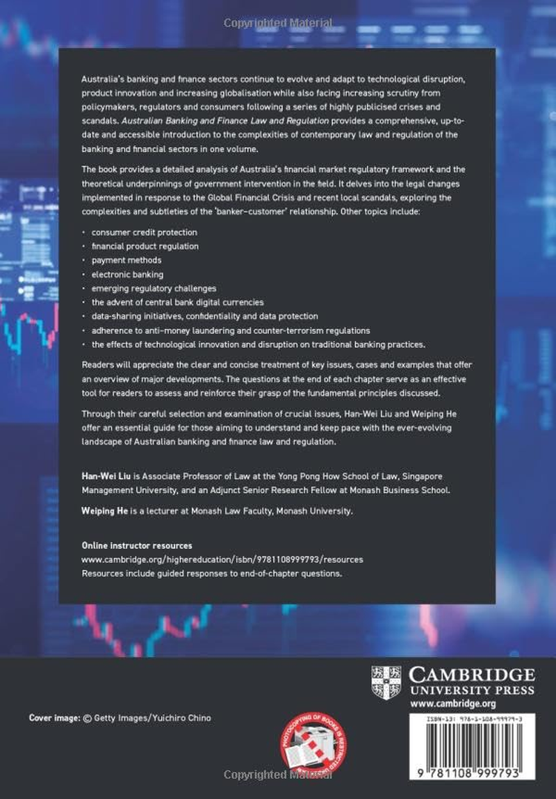 Australian Banking and Finance Law and Regulation