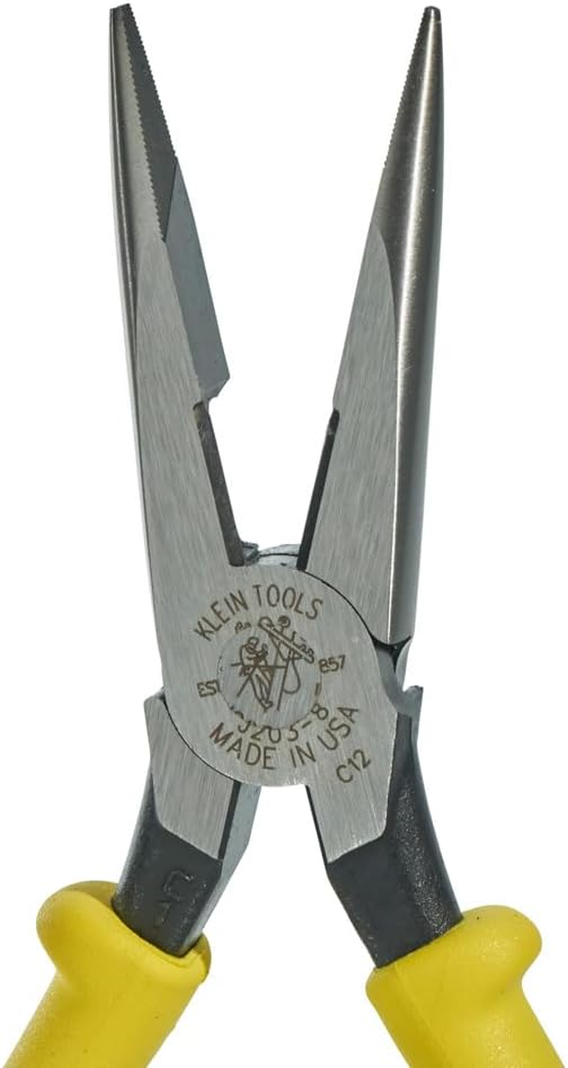Klein Tools J203-8 Needle Nose Pliers with Cutter, Heavy Duty 8-Inch Journeyman image number 3