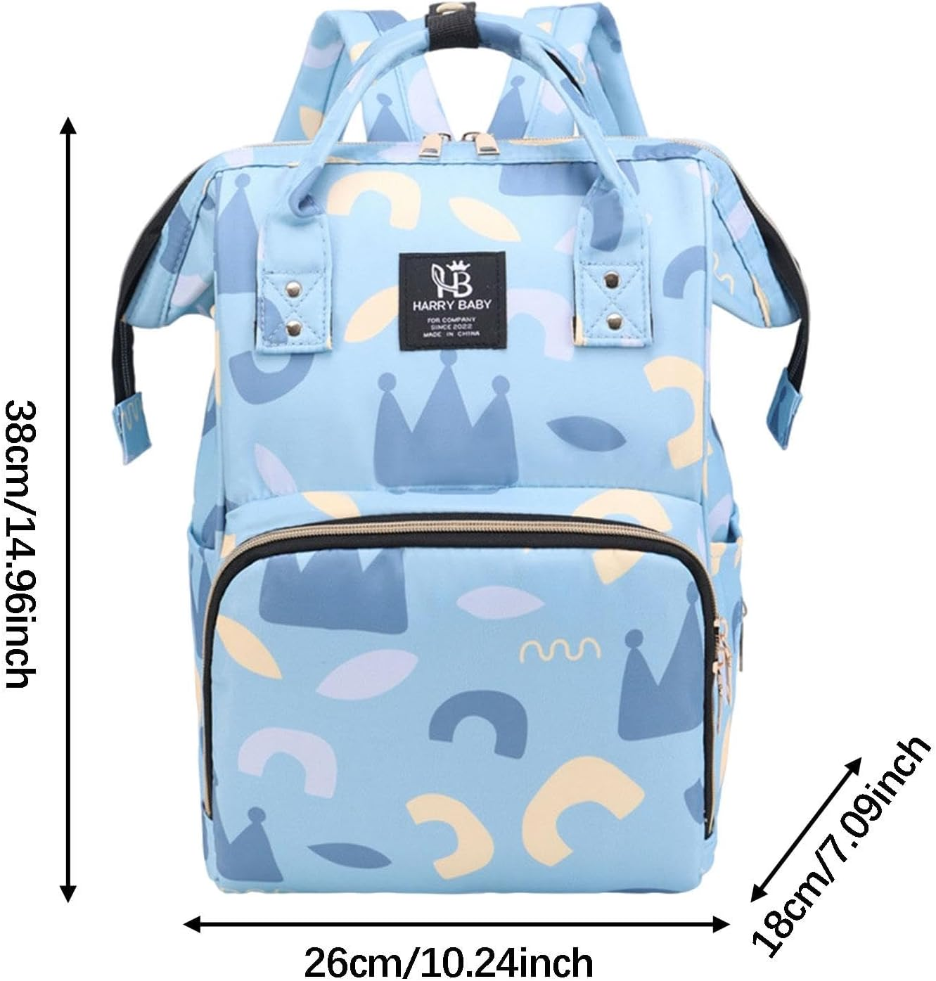 Diaper Backpack, Diaper Bag, Essential, Multifunctional Gifts, Backpack, Organizer for Women, Work image number 2