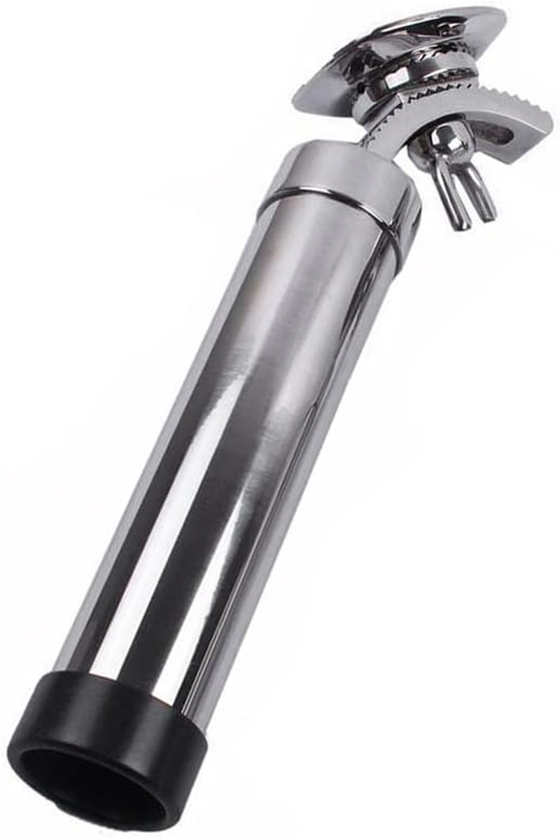 Fishing Rod Holder 360 Degree Adjustable Rail Mount Rod Holders Stainless Steel Rail Mount Clamp for Marine Boat image number 4