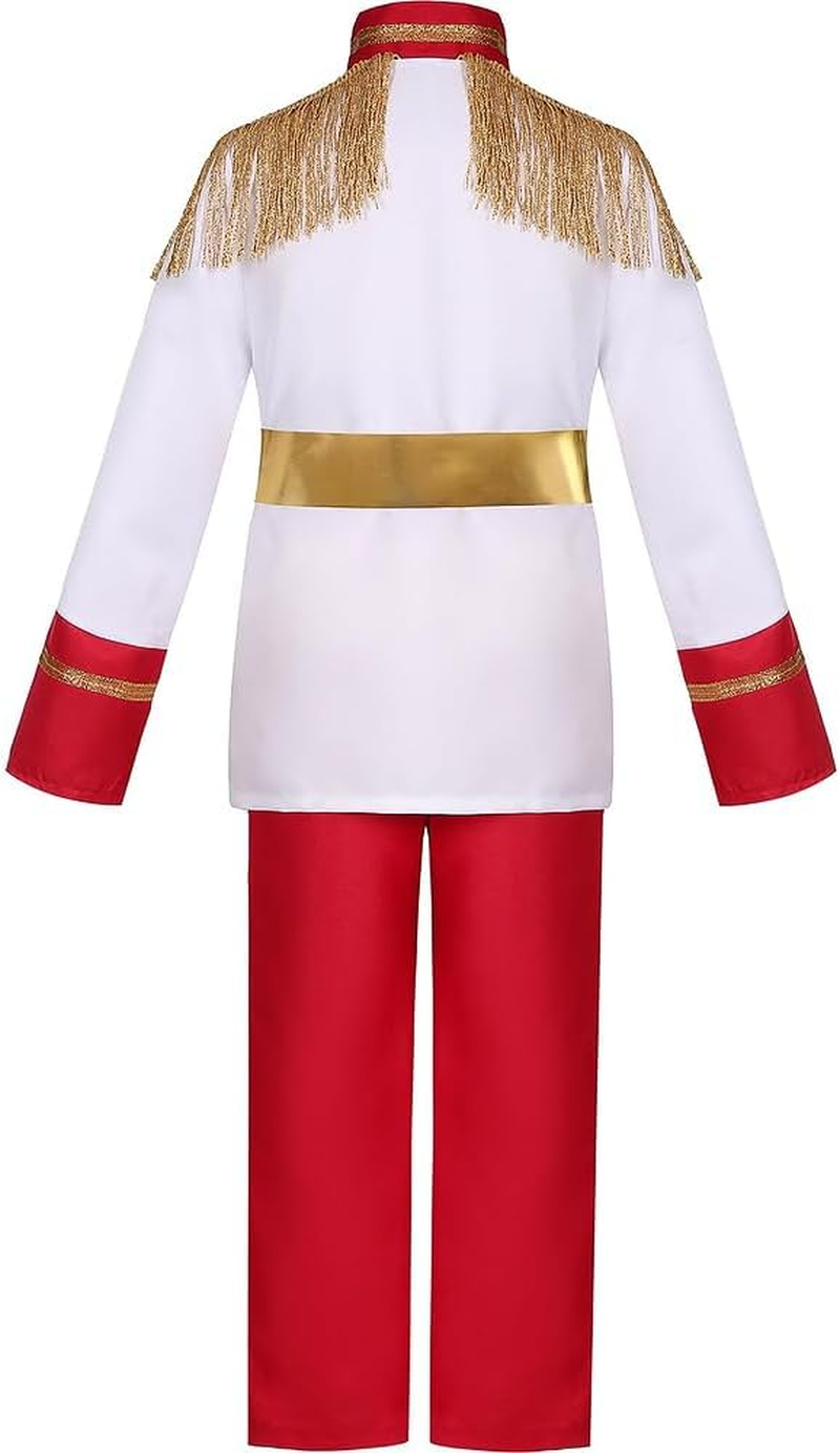 Prince Costume for Boys Halloween Kids Prince Charming Costume for Toddler Boys image number 6