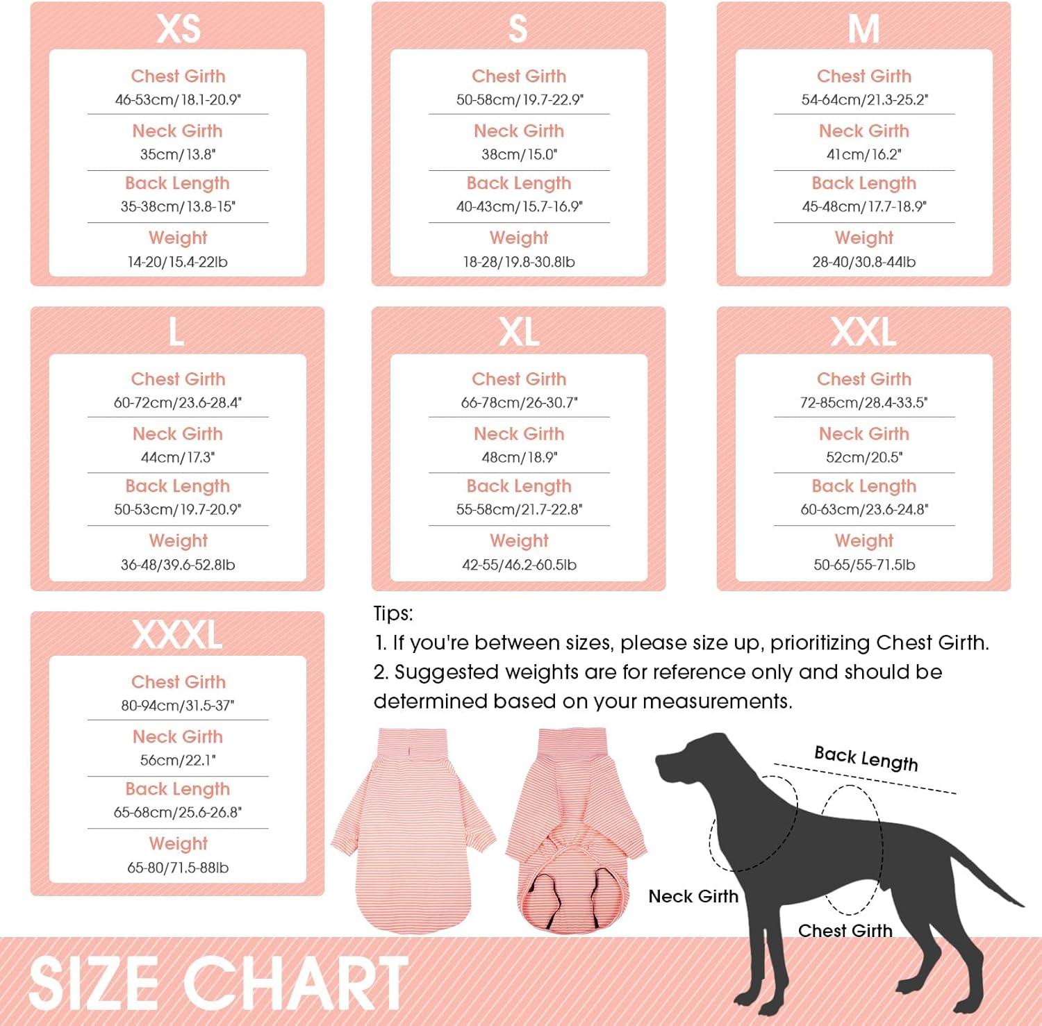 Hjyokuso Fleece Dog Jumper, Vest, Warm and Lightweight Jumper Pyjama Coat, Puppy Clothing Jacket for Autumn and Winter in Cold Weather for Small, Medium and Large Dogs image number 4