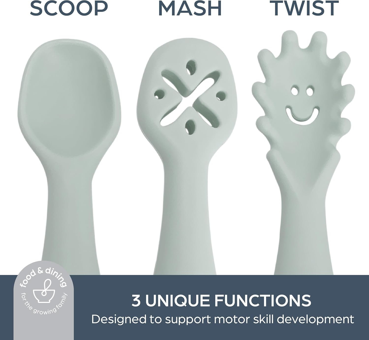 Dreambaby Mess-Free Toddler Silicone Meal Set: Suction Bowl, Cutlery + Snack/Drink Cup, 6 Piece Set