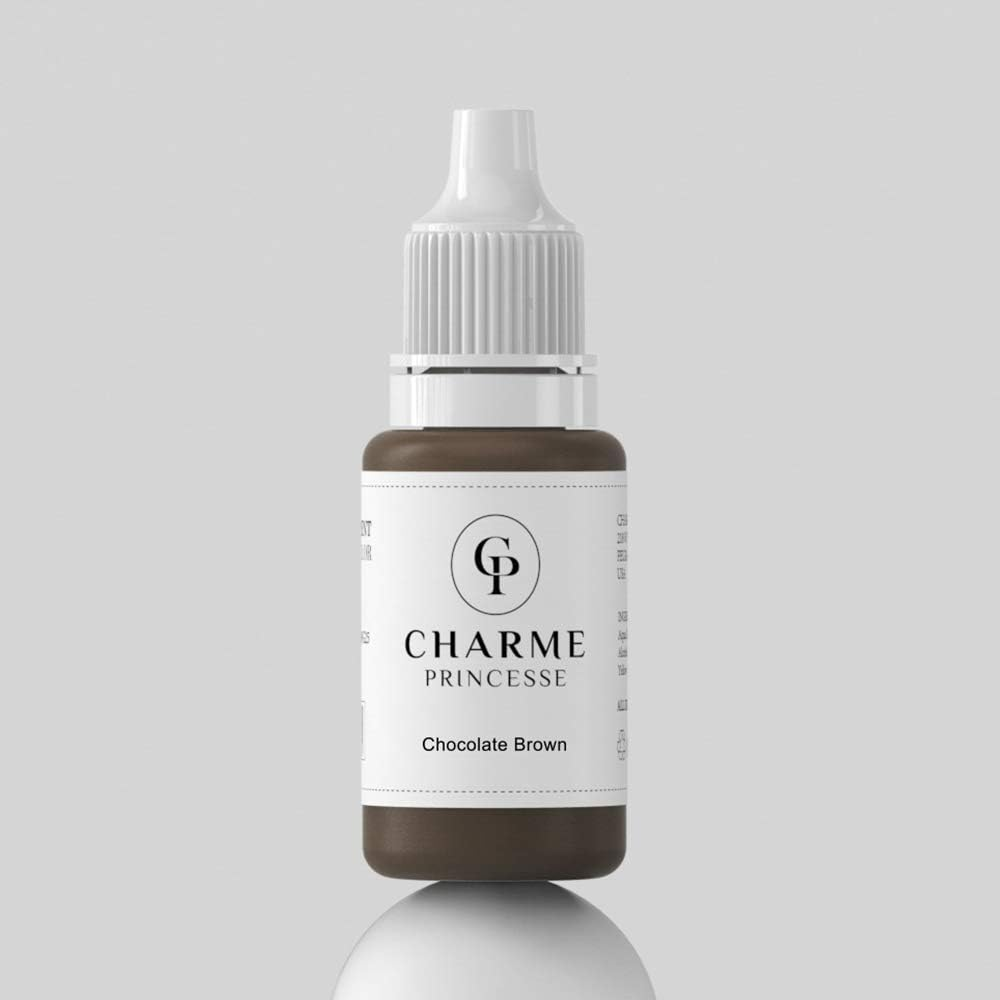 Charme Princesse Permanent Pigment Makeup 15Ml Chocolate Brown Color Tattoo Ink Makeup Supplies for Eyebrow Shading Lip Eyeliner PI503-15-004 image number 4