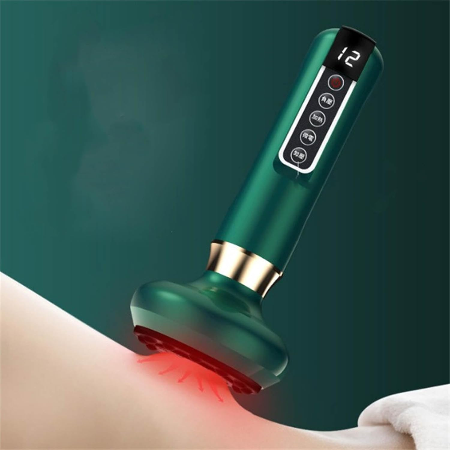 Bluile Cellulite Massager, Bluile anti Cellulite Massager, Handheld Cellulite Massager, Rechargeable & Cordless Anti-Cellulite Massager, Bluile Cellulite Popper (Red Light,Green) image number 3