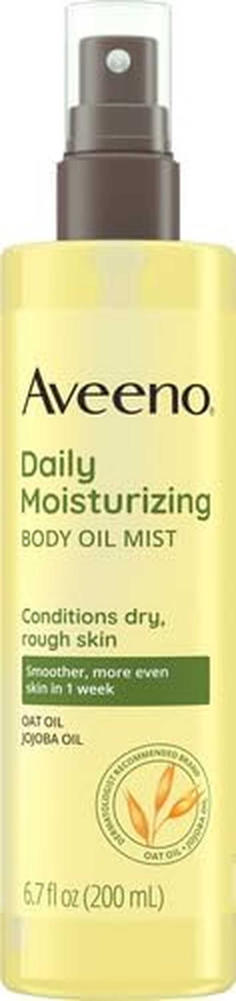 Aveeno Daily Moisturising Vitamin E Jojoba Oil Shea Butter Body Oil Mist Spray Dry Rough Sensitive Skin 200Ml (Pack of 2) image number 3